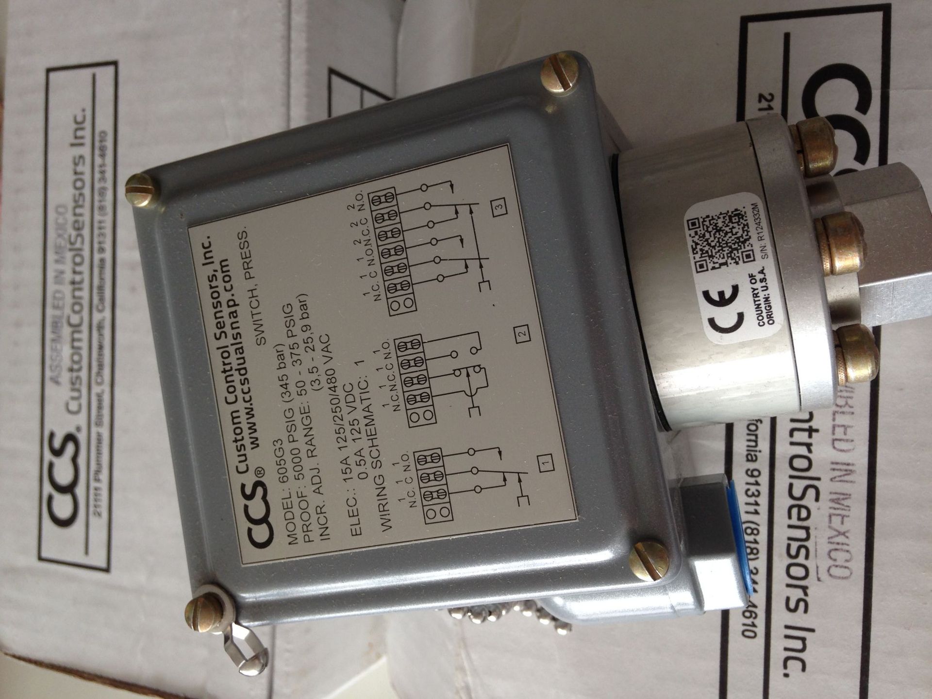 優(yōu)勢供應美國CCS壓力開關(guān) 604G